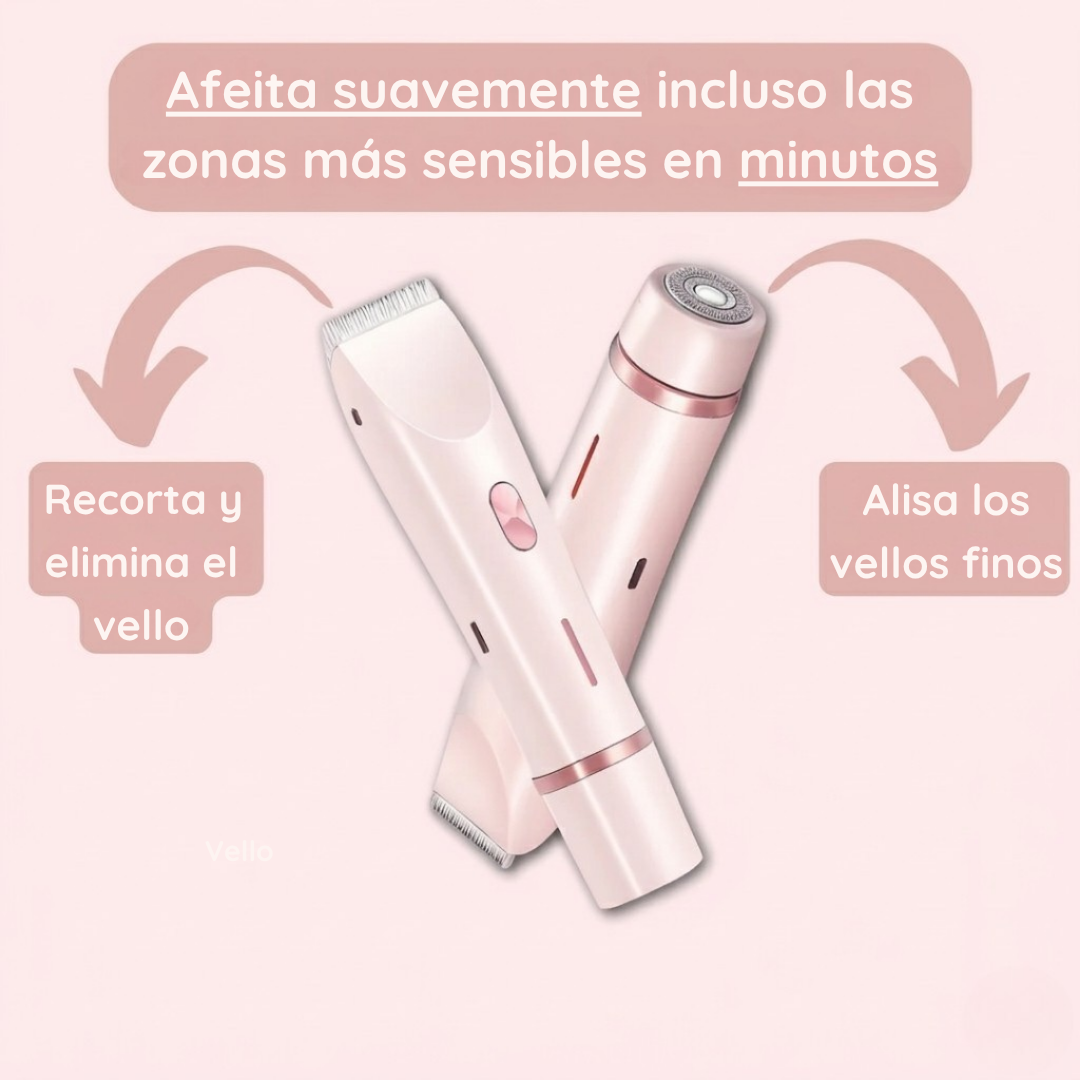 GlowTrim® - Depiladora 2 en 1