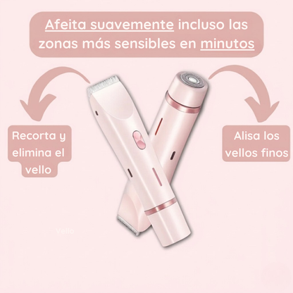GlowTrim® - Depiladora 2 en 1