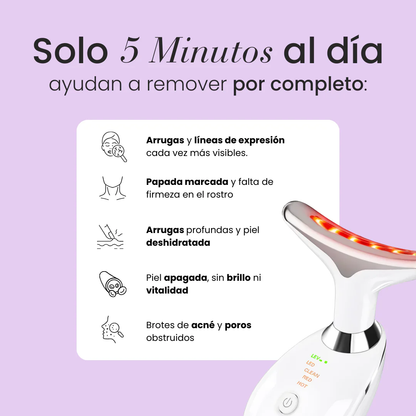 Dermalux 7-en-1 – Rejuvenecimiento Facial con Luz LED